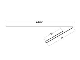 Termination Channel Profile Drawing Termination Channel profile drawing